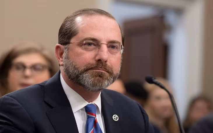Bộ trưởng Y tế và Dịch vụ nhân sinh Mỹ Alex Azar. Ảnh: TheHill.