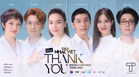 Sáu giọng hát ngôi sao: Bảo Anh, Ngô Kiến Huy, Hồ Ngọc Hà, Noo Phước Thịnh, Đông Nhi và Bùi Anh Tuấn (trái qua) tạo sức hút ban đầu cho dự án - Ảnh: NhacCuaTui