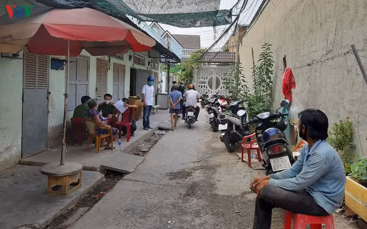  Hiện trường nơi xảy ra án mạng.