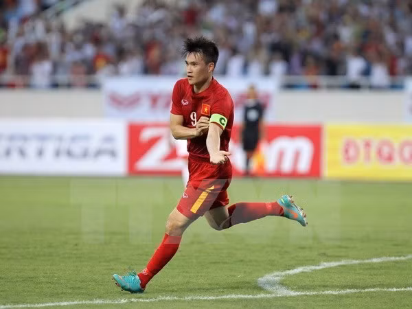 Cầu thủ Công Vinh. (Nguồn: TTXVN)