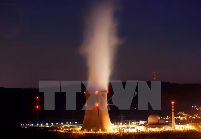 Nhà máy điện hạt nhân ở Leibstadt, Thụy Sĩ. (Nguồn: EPA/TTXVN)