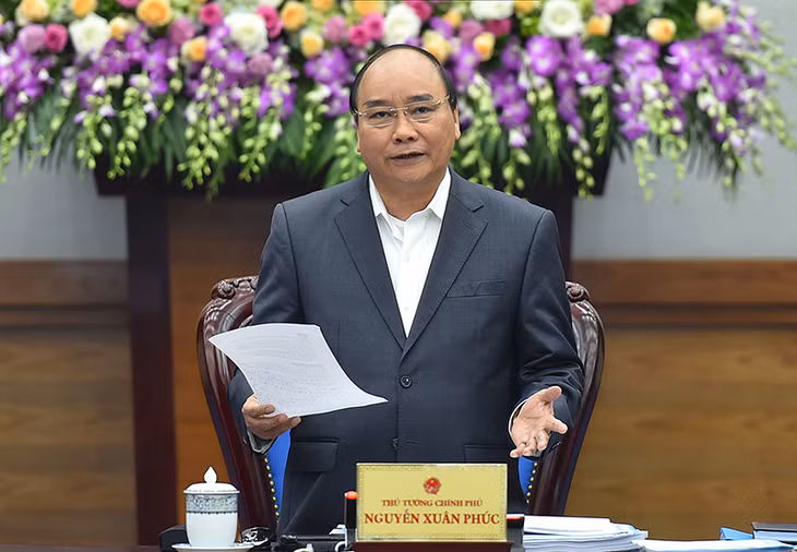 Thủ tướng nhấn mạnh tinh thần là chủ động triển khai ngay kế hoạch năm 2017 từ ngày đầu, tháng đầu, phải thực sự bắt tay vào việc, không để tình trạng “tháng Giêng là tháng ăn chơi” - Ảnh: VGP/Quang Hiếu