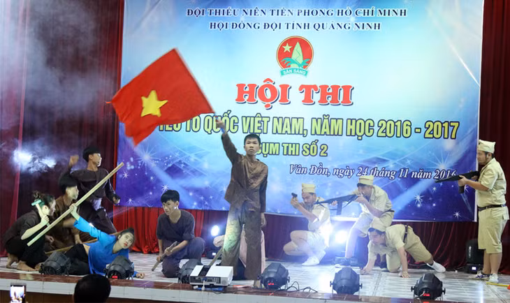 Phần tái hiện lịch sử về anh hùng tuổi thiếu niên 