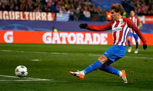 Griezmann tiến bộ chóng mặt sau khi gia nhập Atletico Madrid hè 2014, nhưng anh đang nhấp nhổm muốn ra đi sau khi có tin đồn HLV Simeone từ chối gắn bó lâu dài với đội bóng. Ảnh: Reuters.