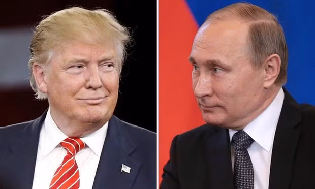 Tổng thống Mỹ Donald Trump và Tổng thống Nga Vladimir Putin. (Nguồn: AFP)