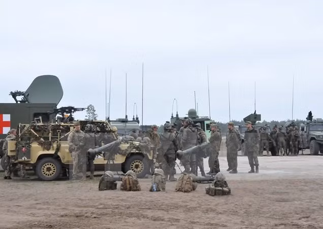 Binh sỹ NATO tại căn cứ quân sự Zagan, Ba Lan. (Nguồn: TTXVN phát)