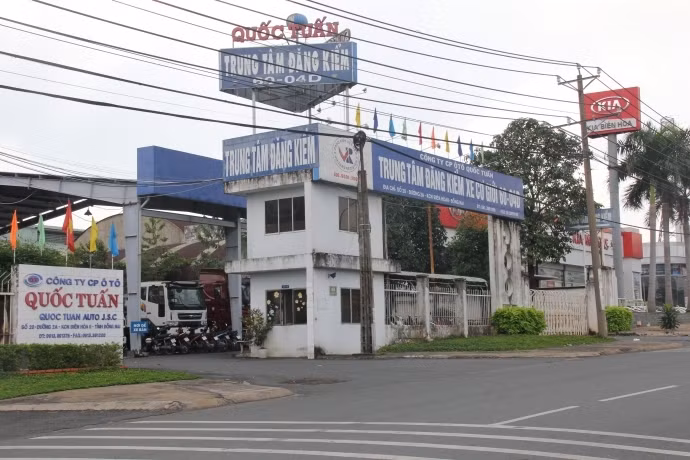 Trung tâm Đăng kiểm xe cơ giới 60-04D bị tạm đình chỉ hoạt động 1 tháng.