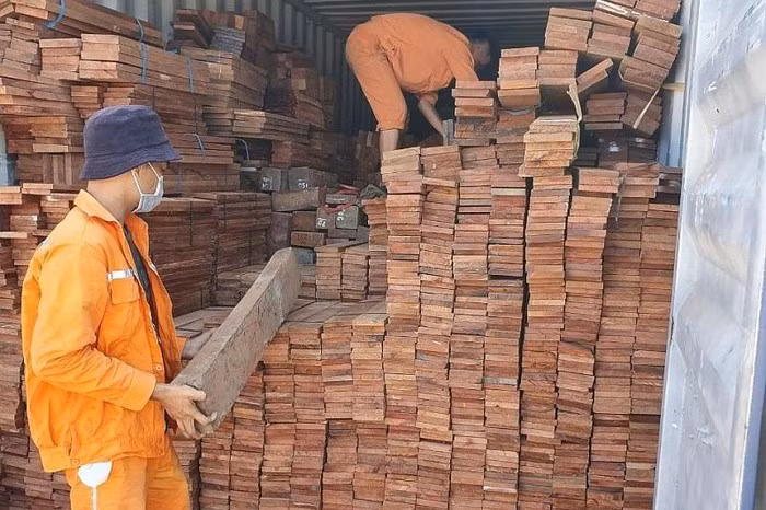 Hàng hóa trong lô hàng vi phạm.