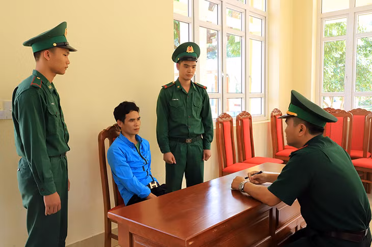 Lực lượng lấy lời khai của đối tượng