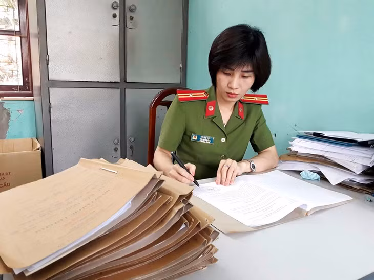 nữ quản giáo thiếu tá Vũ Thị Đức