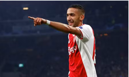 Ziyech từng ghi bàn vào lưới Tottenham ở bán kết lượt về Champions League mùa trước. Ảnh: Reuters