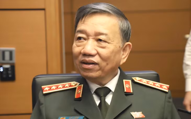 Bộ trưởng Bộ Công an Tô Lâm.