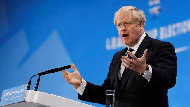 Thủ tướng Anh Boris Johnson. Ảnh: Reuters