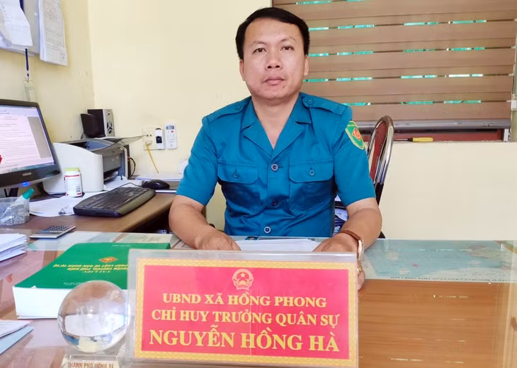 Chỉ huy trưởng Ban CHQS xã Hồng Phong, TX Đông Triều 