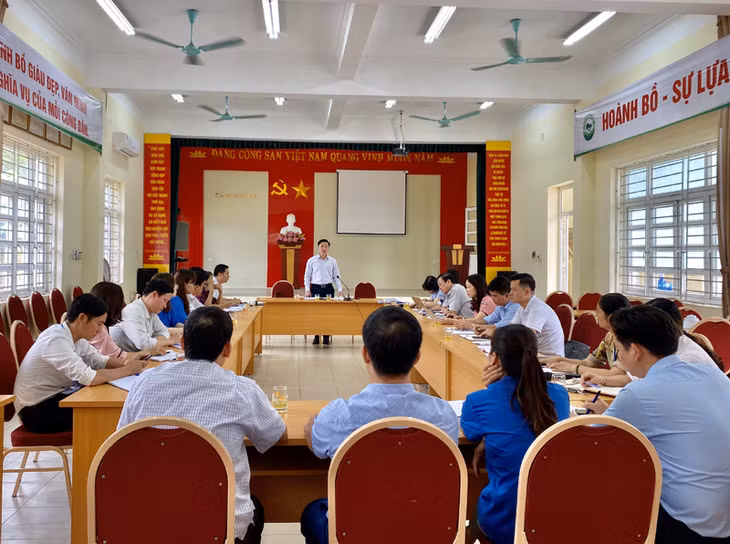 Quang cảnh buổi giám sát.