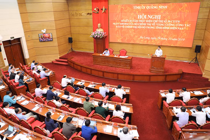 Quang cảnh hội nghị sơ kết.