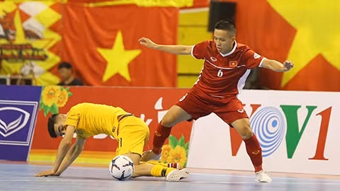 ĐT futsal Việt Nam đã giành chiến thắng lịch sử. Ảnh: Quốc An