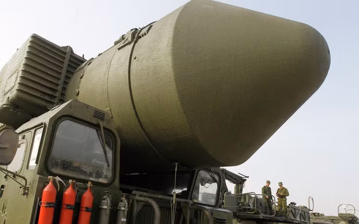 Tên lửa liên lục địa của Nga. Ảnh: Sputnik.