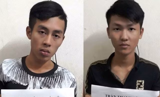 Mỹ (trái) và Tùng. Ảnh: CA