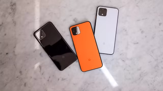 Pixel 4/4 XL có thêm màu mới là da cam, bên cạnh 2 màu truyền thống là trắng và đen