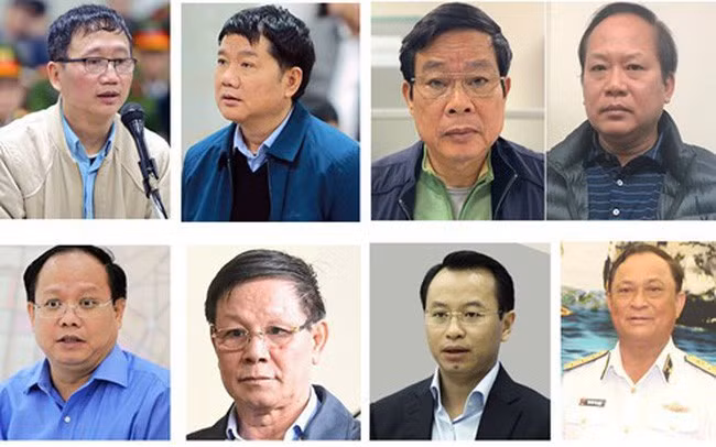 Hàng loạt cán bộ thuộc diện Trung ương quản lý đã bị xử lý, kỷ luật từ đầu nhiệm kỳ khóa XII đến nay.
