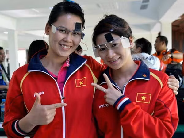 Bắn súng Việt Nam lại giành vàng. (Ảnh: Thanh Hà/TTXVN)