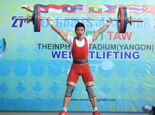 Thạch Kim Tuấn phá kỷ lục SEA Games (ảnh: Bạch Dương)