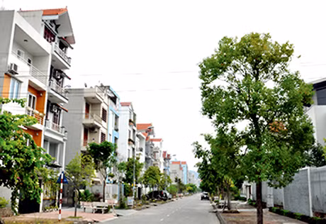 Một góc khu đô thị Cột 5 - Cột 8 (TP Hạ Long).