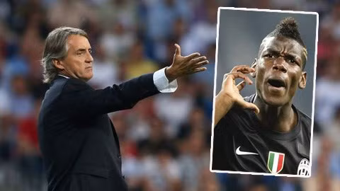 HLV Roberto Mancini của Galatasaray từng rất thích Pogba