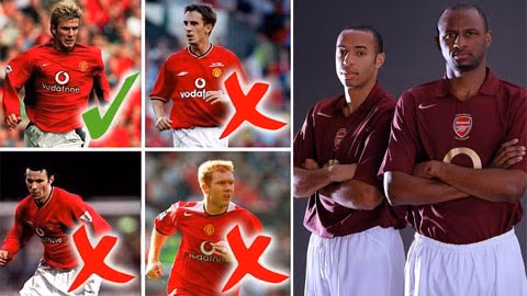Becks được chọn, nhưng những Giggs, Scholes, Neville thì không