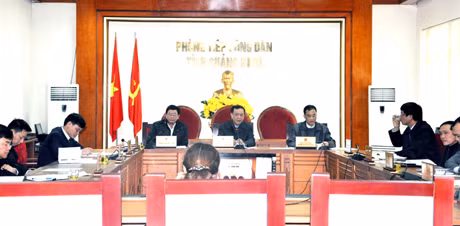 Một buổi tiếp công dân của UBND tỉnh.