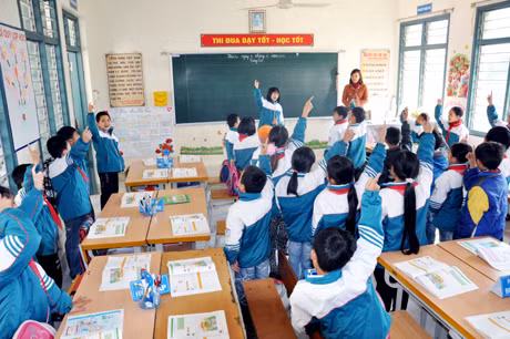 Trong quá trình học tập căng thẳng có thể các nhóm nghỉ tại chỗ với một trò chơi nhằm thư giãn sau đó tiếp tục học tập (ảnh 3). 