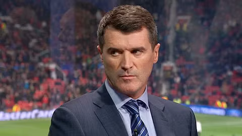 Roy Keane ở chương trình bình luận sau trận đấu (ảnh: ITV)