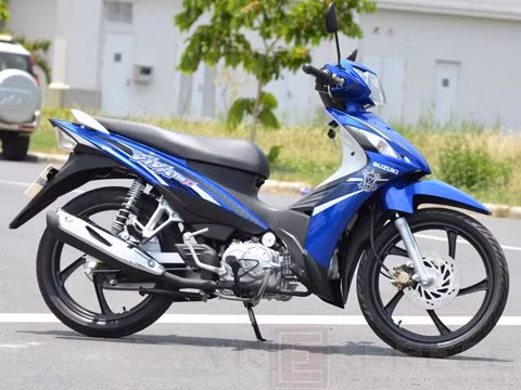 Suzuki Viva 115 Fi thể thao, phù hợp giới trẻ. Ảnh: T.D.
