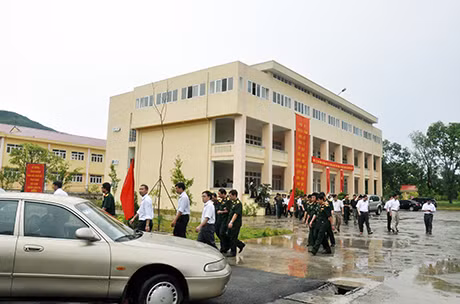Trường Quân sự tỉnh ngày càng được đầu tư hoàn thiện, đáp ứng nhu cầu học tập, giảng dạy.