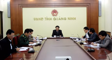 Đồng chí Nguyễn Văn Đọc, Phó Bí thư Tỉnh uỷ, Chủ tịch UBND tỉnh kết luận cuộc họp.