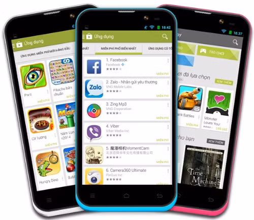 Thỏa sức trải nghiệm HKPhone RACER với nhiều game và ứng dụng miễn phí.