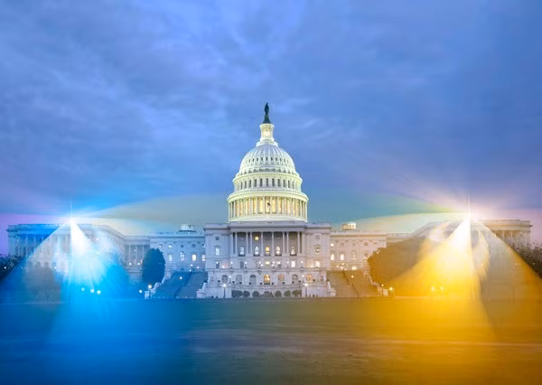 Hệ thống phát sóng đặt tại điện Capitol, Hoa Kỳ.
