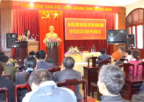 Đại biểu Quốc hội Ngô Thị Minh tiếp xúc cử tri Hải Hà và Móng Cái ảnh 1 Đại biểu Quốc hội Ngô Thị Minh tiếp xúc cử tri Hải Hà và Móng Cái ảnh 1