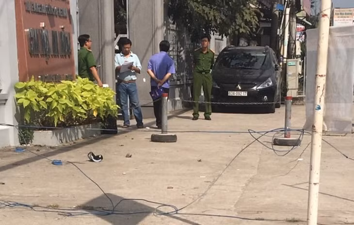 Hiện trường vụ việc.