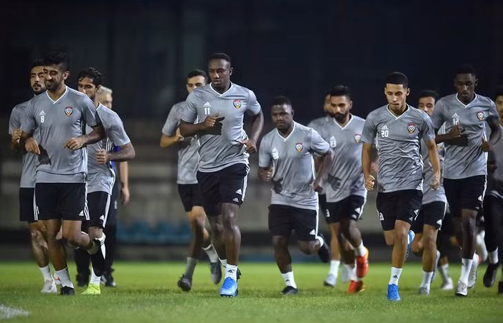 UAE, đội bóng Tây Á đang được đánh giá cao hơn ĐTVN. Ảnh: foxsports.com.vn