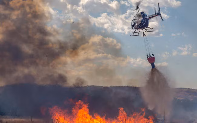 Một máy bay cứu hỏa. Ảnh minh họa: Helispirit.
