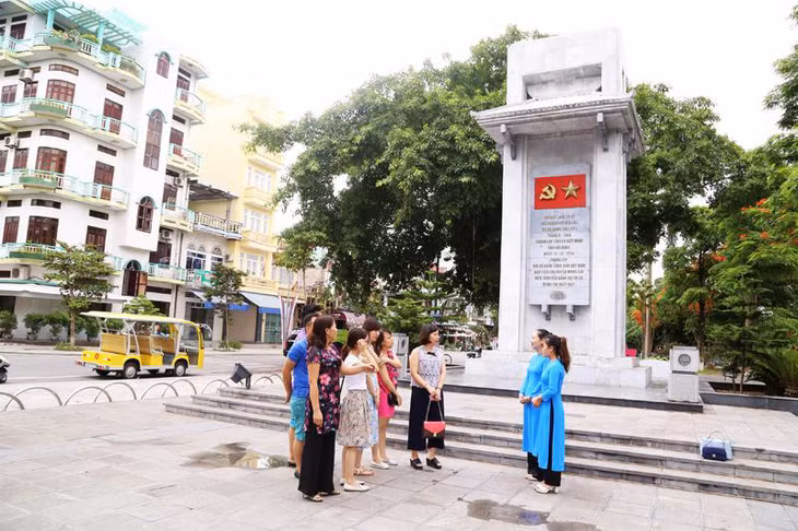 Di tích địa điểm thành lập chi bộ Đảng Cộng sản đầu tiên của Móng Cái. Ảnh Phương Thúy