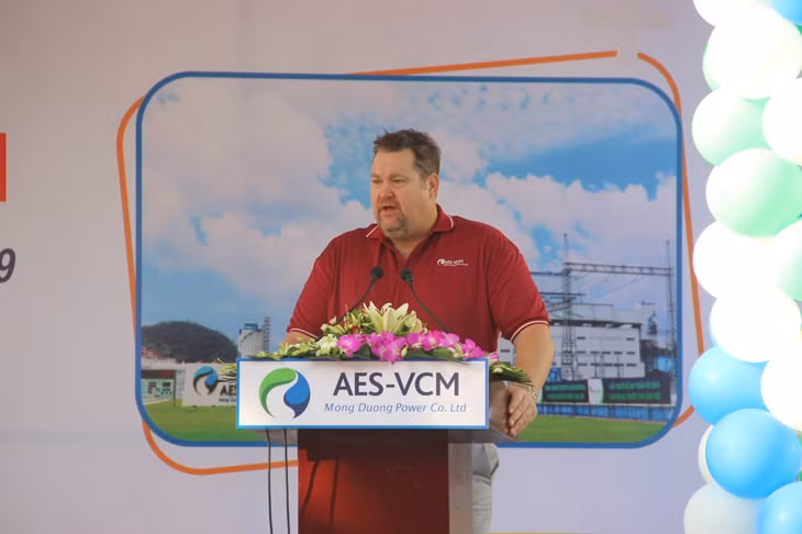 Ông David Stone - Giám đốc điều hành Công ty phát biểu tại sự kiện Values Day (Ngày của những nguyên tắc) 2019.