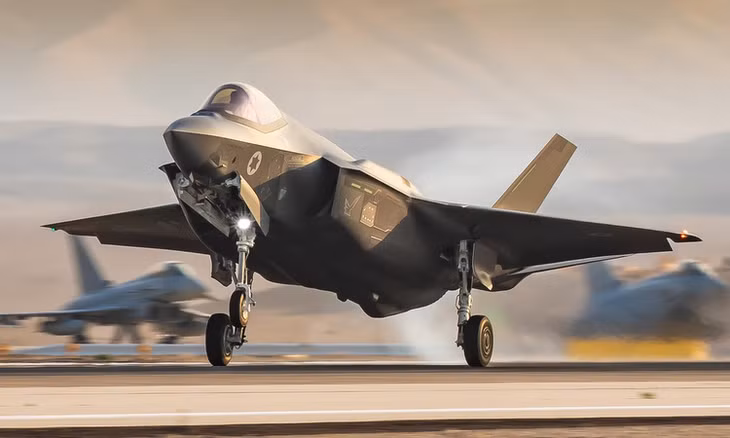 Tiêm kích F-35I cất cánh trong tập trận Blue Flag 2019. Ảnh: IAF.