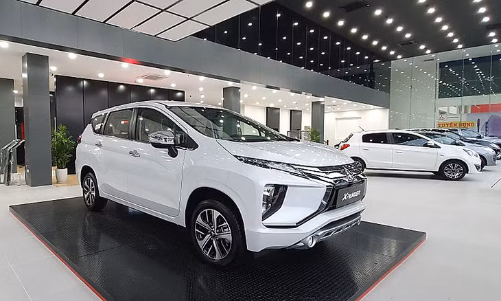 Mitsubishi Xpander tại một đại lý ở Bắc Ninh.