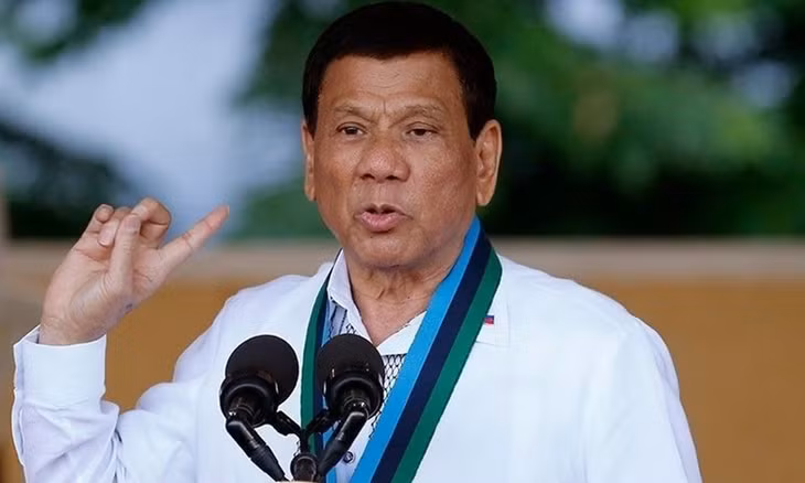 Tổng thống Philippines Rodrigo Duterte. Ảnh: AP.
