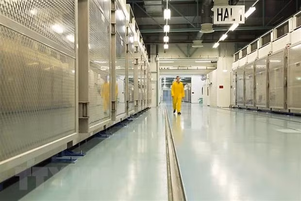 Bên trong cơ sở làm giàu urani Fordow ở Qom, miền Bắc Iran ngày 6/11/2019. (Ảnh: AFP/TTXVN)