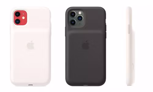 Ốp lưng mới có phần khoét camera lớn hơn và được bổ sung nút kích hoạt nhanh camera. Ảnh: Apple.