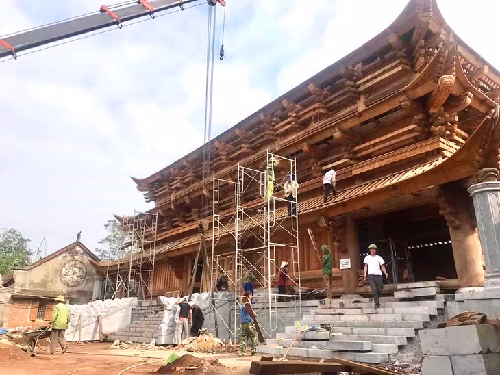 Chùa Quỳnh Lâm là một trong những di tích được TX Đông Triều quan tâm đầu tư nguồn lực đầu tư, tôn tạo trong thời gian qua. 